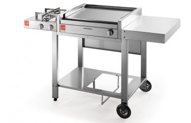 BARBECUE AIRONE CARRELLO APERTO